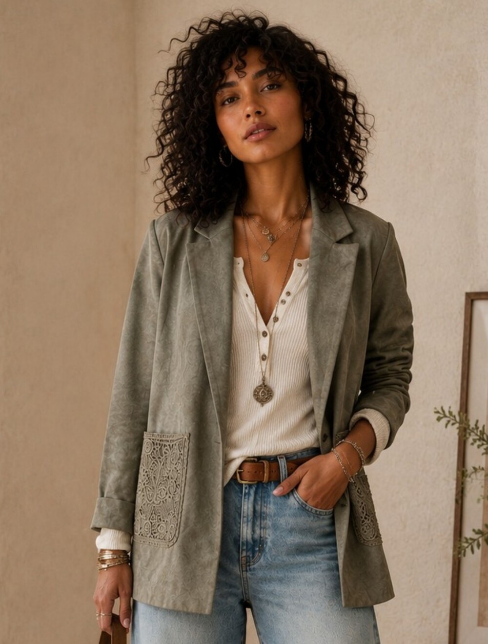 ANTHROPOLOGIE SOLITAIRE FAUX SUEDE OVERSIZED CARDIGAN KIMONO JACKET BLAZER SMALL